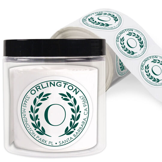 Orlington Round Address Labels